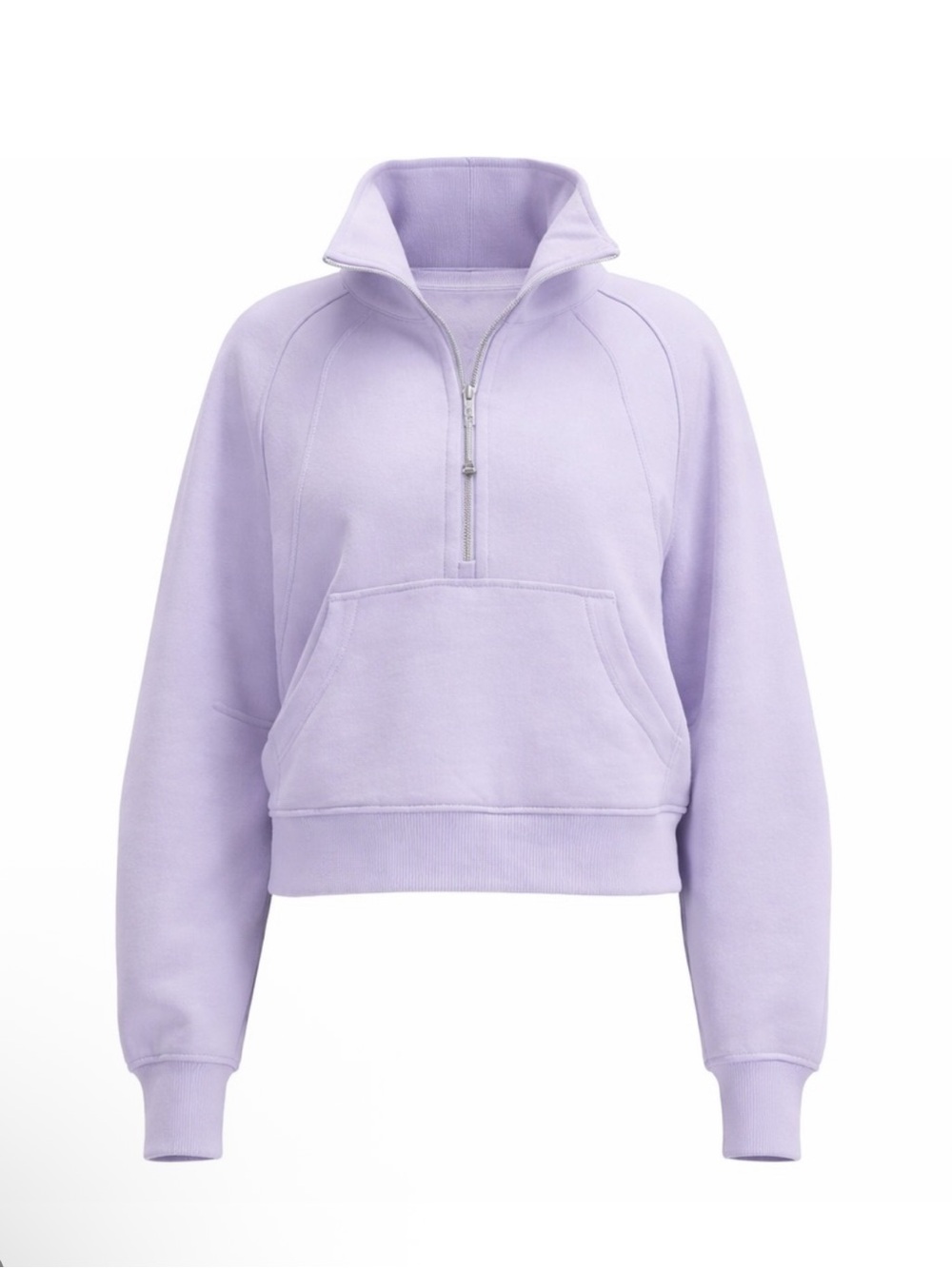 lululemon athletica Lilac scuba funnel neck Half-Zip sweatshirt XS/s